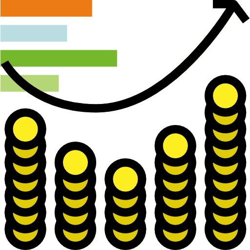 statistiques Skyclick Lineal Color Icône