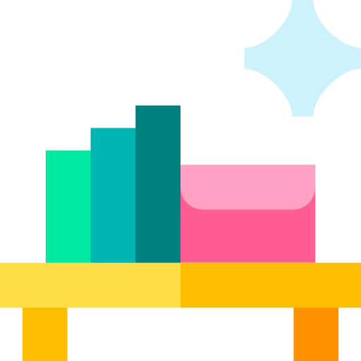 estante Basic Straight Flat Ícone