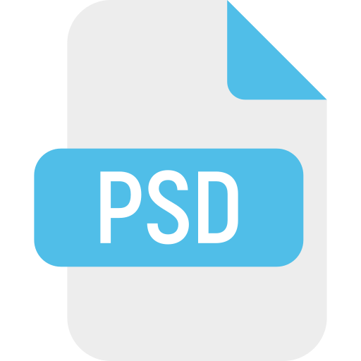 PSD File Generic Flat icon