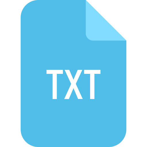 txt Generic Flat icon