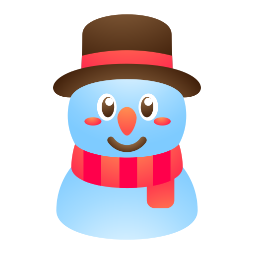 Snowman Generic Flat icon