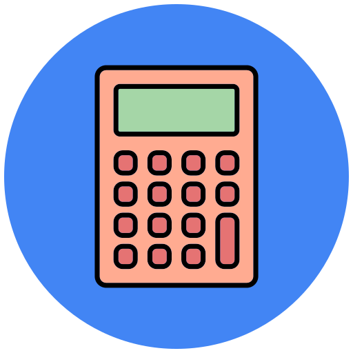 calculatrice Generic Outline Color Icône