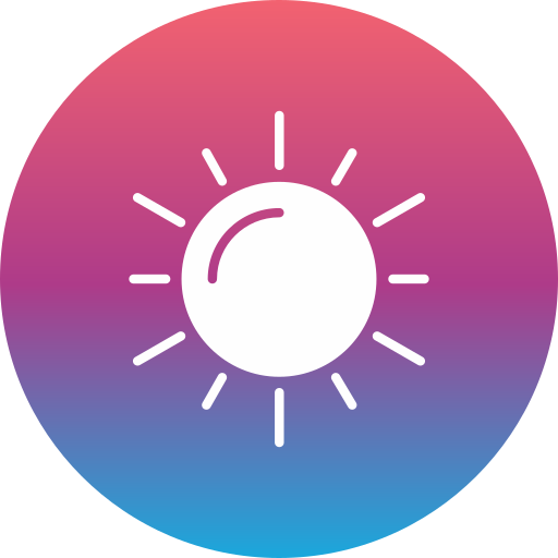 Sun Generic Flat Gradient icon