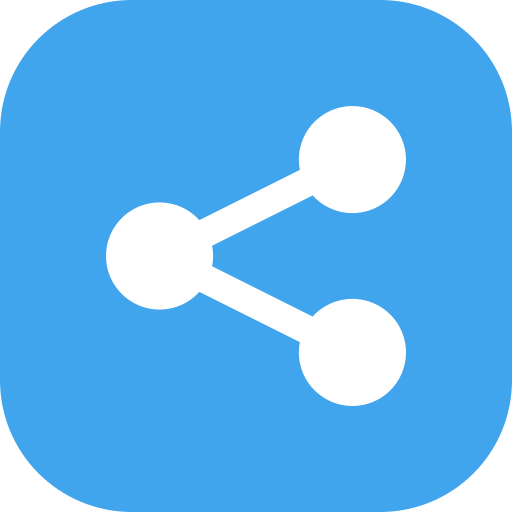 teilen Generic Blue icon