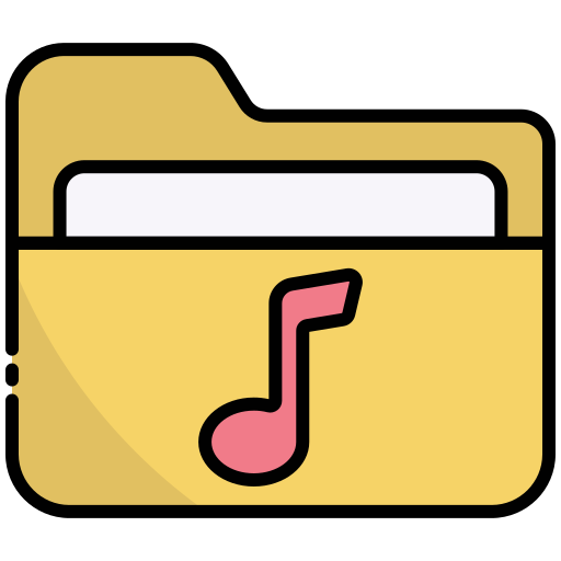 Music Generic Outline Color icon