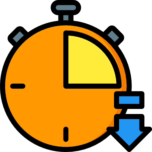 Stopwatch Basic Miscellany Lineal Color icon