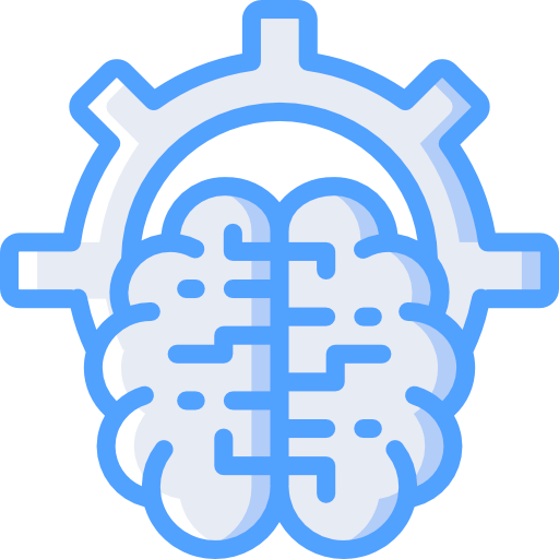 Brain Basic Miscellany Blue icon