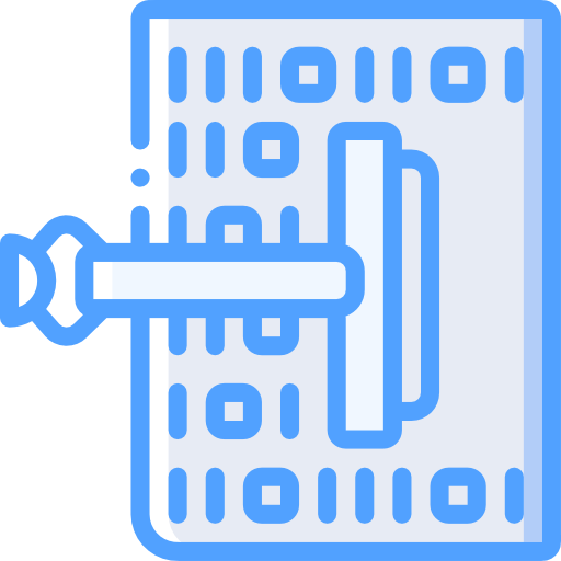 Binary code Basic Miscellany Blue icon