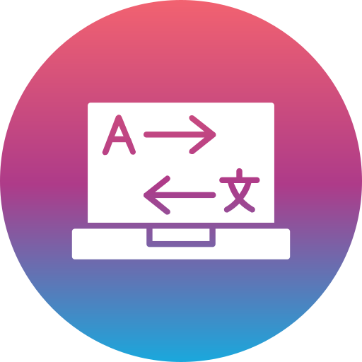 traducteur Generic Flat Gradient Icône