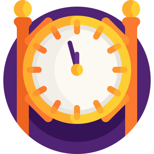 uhr Detailed Flat Circular Flat icon