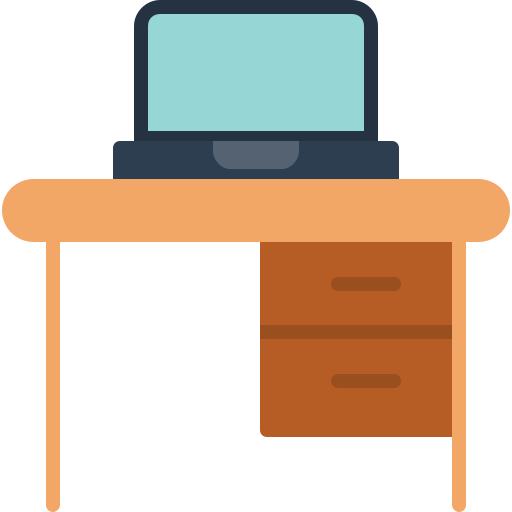 Desk Generic Flat icon