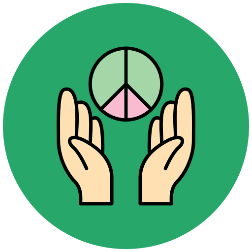 Peace Generic Outline Color icon