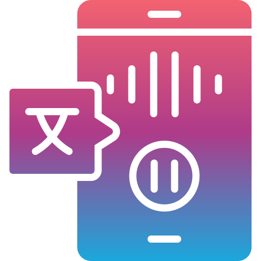 voix Generic Flat Gradient Icône