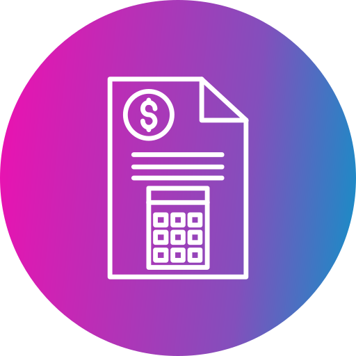 budget Generic Flat Gradient icon