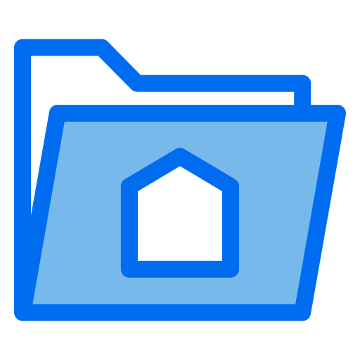 家 Generic Blue icon