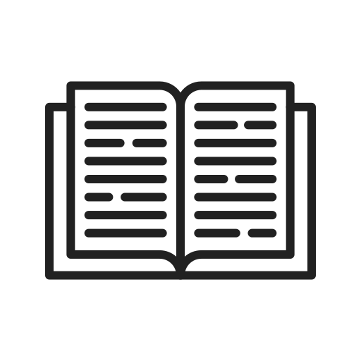 Book Generic Detailed Outline icon