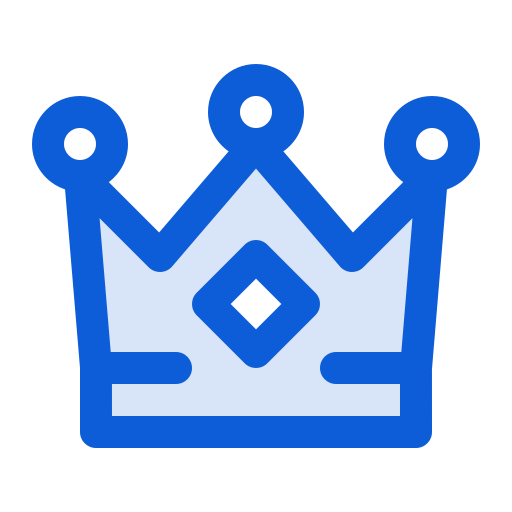 クラウン Generic Blue icon