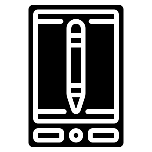 tablet piórkowy Generic Glyph ikona