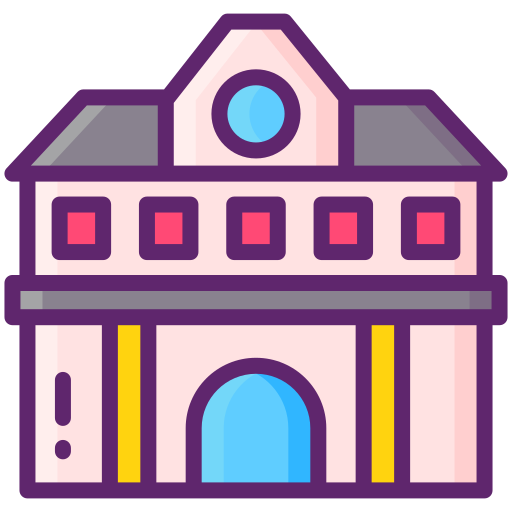 Town hall Generic Outline Color icon