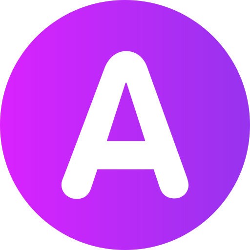 Letter A Generic Flat Gradient icon