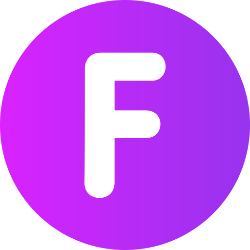 文字f Generic Flat Gradient icon