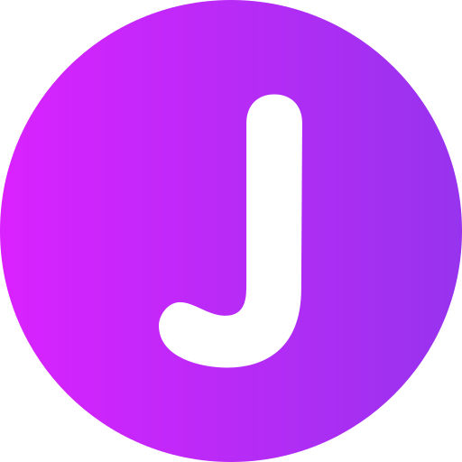 buchstabe j Generic Flat Gradient icon