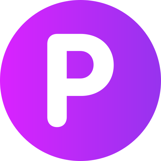 buchstabe p. Generic Flat Gradient icon