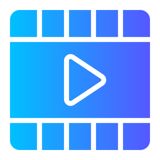 Film Generic Flat Gradient icon