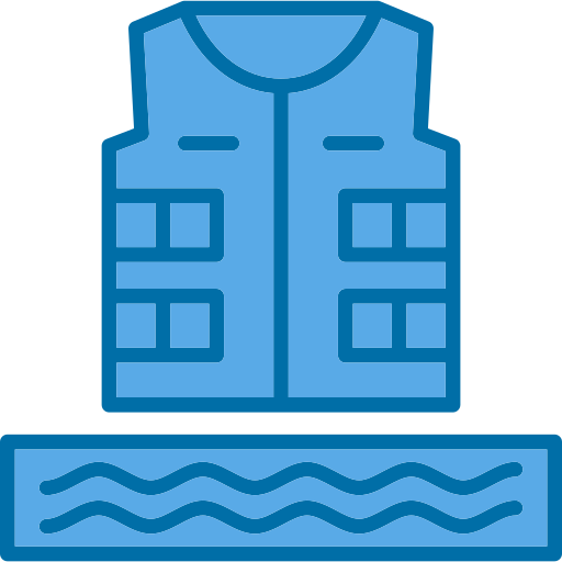 Life Jacket Generic Blue icon