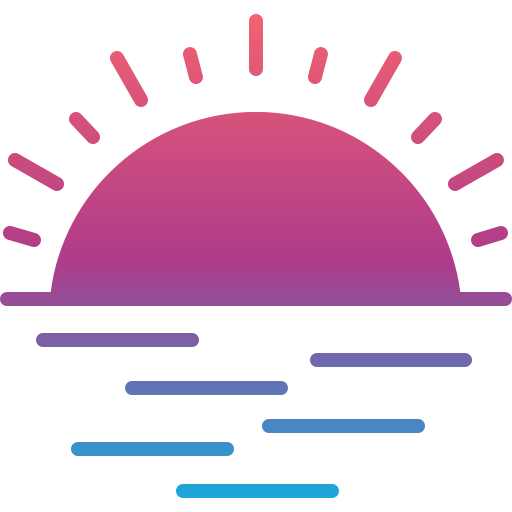 Sunset  Generic gradient fill icon