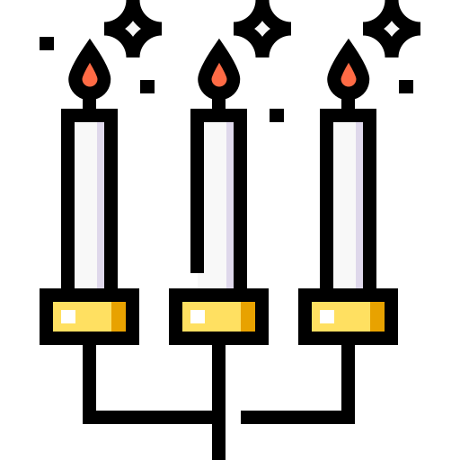 kerzen Detailed Straight Lineal color icon