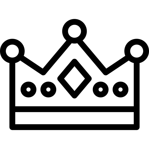 couronne Detailed Mixed Lineal Icône