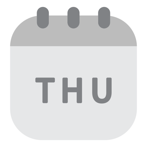 Thursday Generic color fill icon