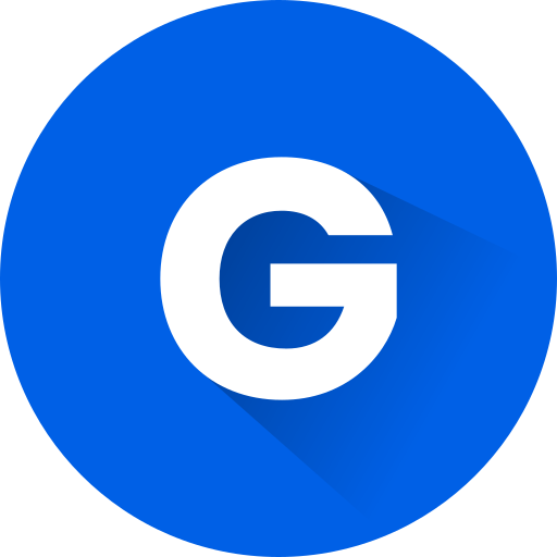 문자 g Generic gradient fill icon