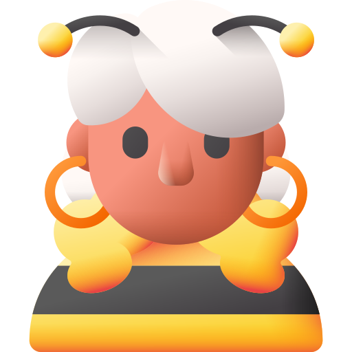 Bee 3D Color icon