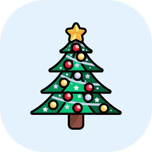 クリスマスツリー Generic color lineal-color icon