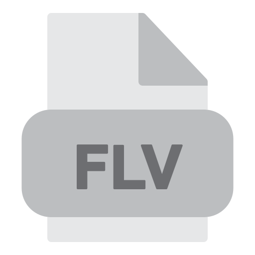 flv файл Generic color fill иконка