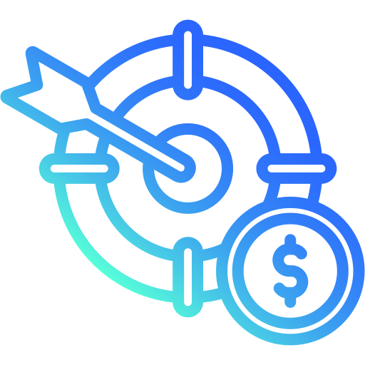 objectif Generic gradient outline Icône