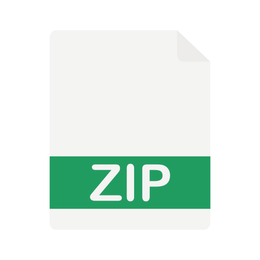 Zip Generic color fill icon