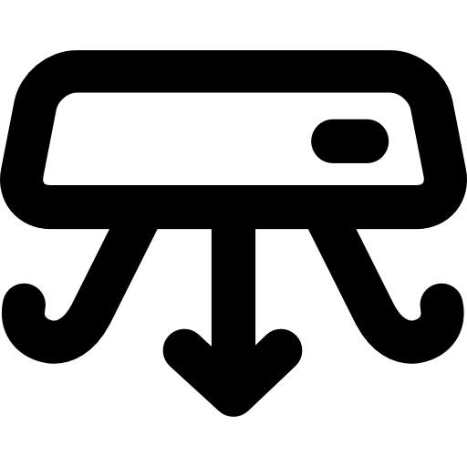 エアコン Curved Lineal icon