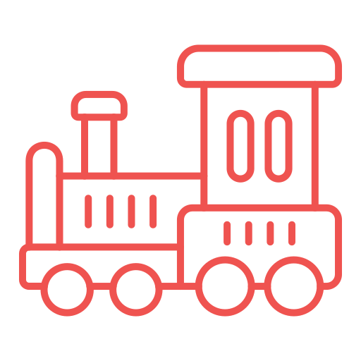 train Generic color outline icon