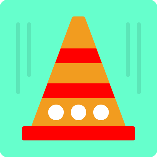 vlc 플레이어 Generic color fill icon