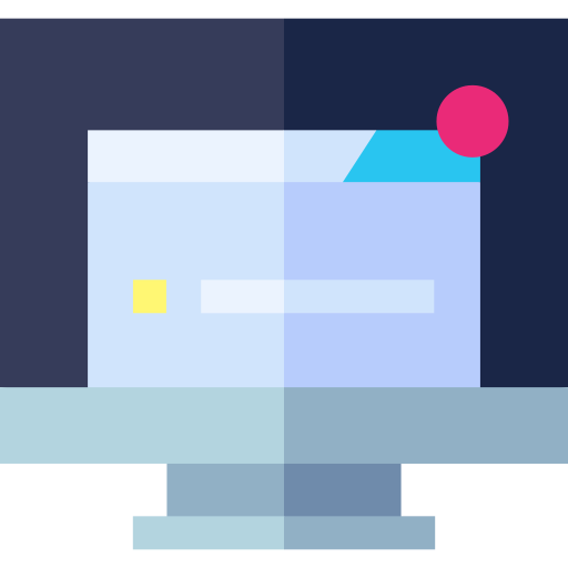 web Basic Straight Flat icon