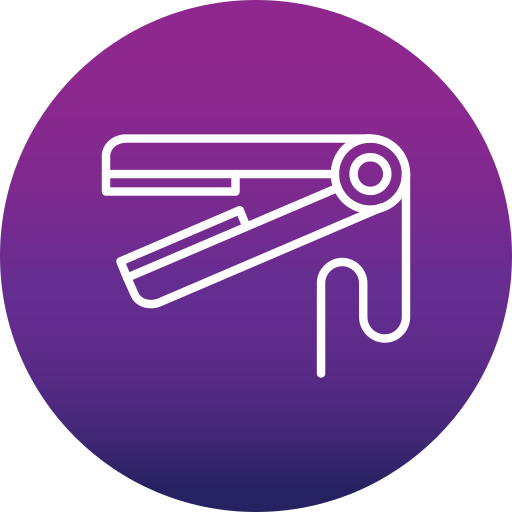 Hair straightener Generic gradient fill icon