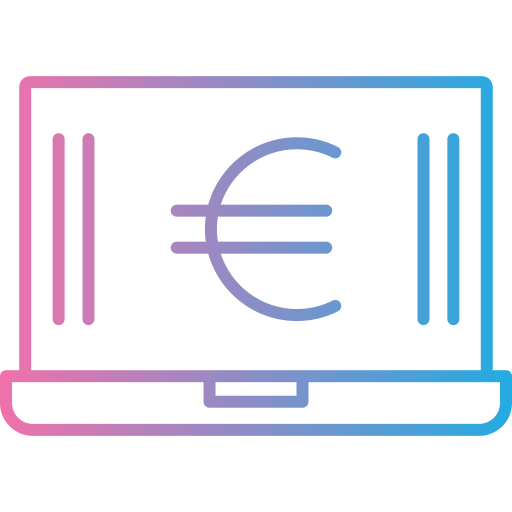 euro Generic gradient outline Ícone