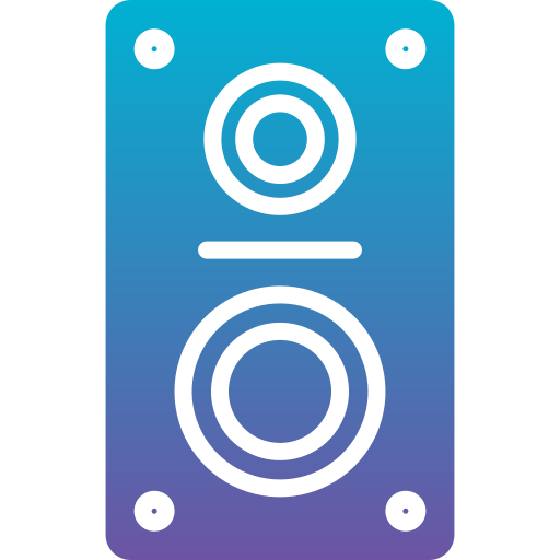 Speaker Generic gradient fill icon