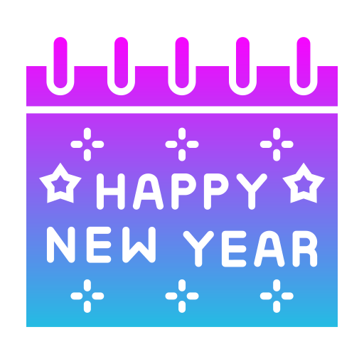 Happy New Year Generic gradient fill icon