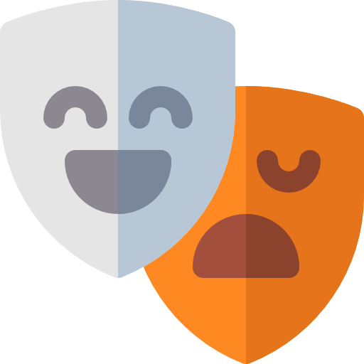 Masks Basic Rounded Flat icon