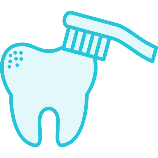 denti Generic color lineal-color icona