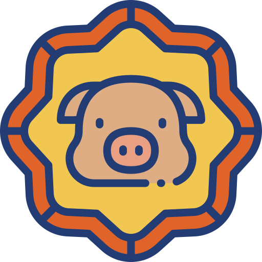 Pig Generic Outline Color icon